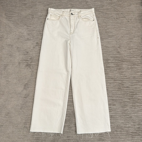 Frame Le Jane Wide Leg Crop in Au Natural NWT - Picture 3 of 12